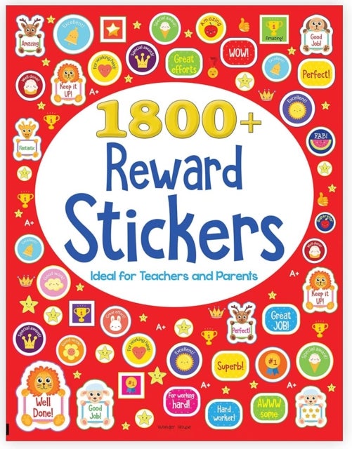 1800+ Reward Stickers - Sticker Book With Over 1800 Stickers to Boost The Morale of Kids