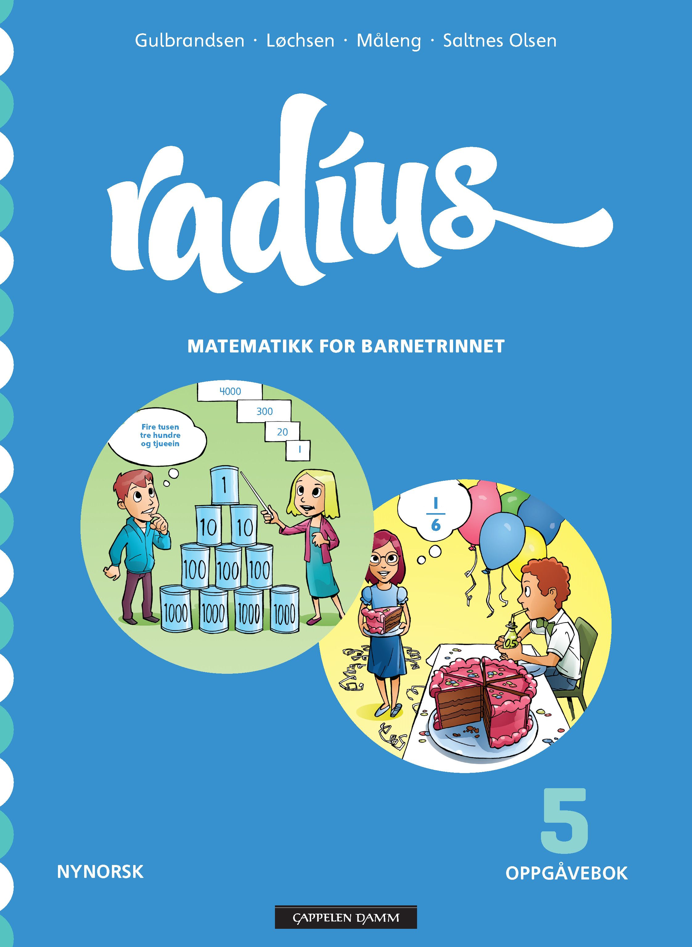 Radius 5 - oppgåvebok : matematikk for barnetrinnet