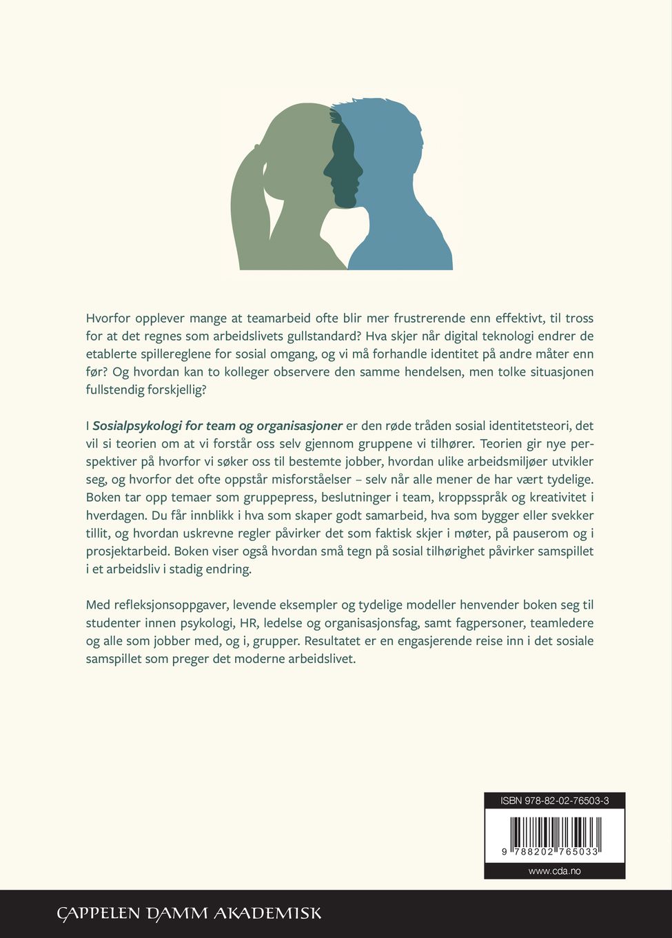 Sosialpsykologi for team og organisasjoner