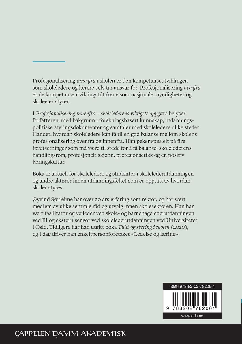 Profesjonalisering innenfra