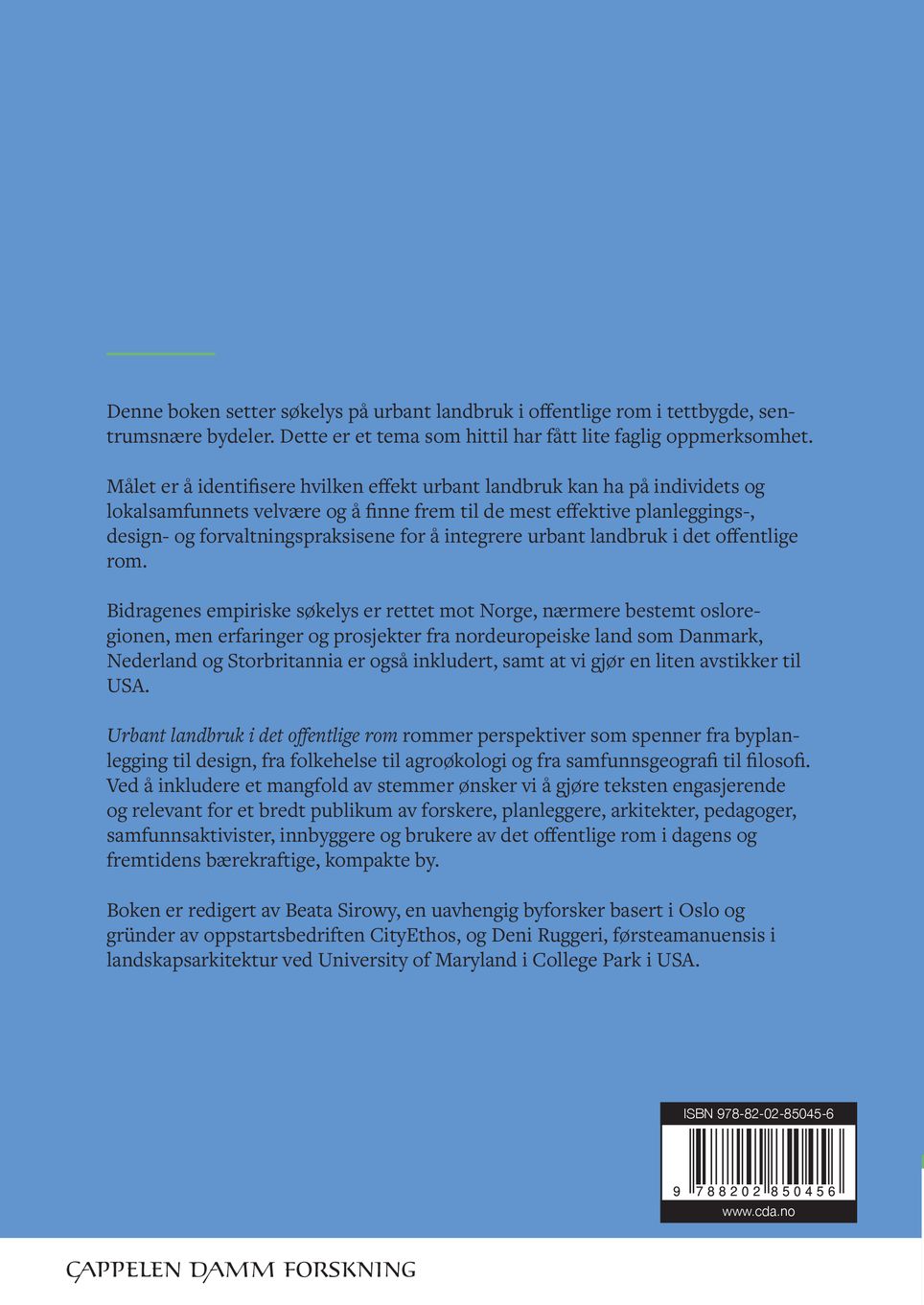 Urbant landbruk i det offentlige rom