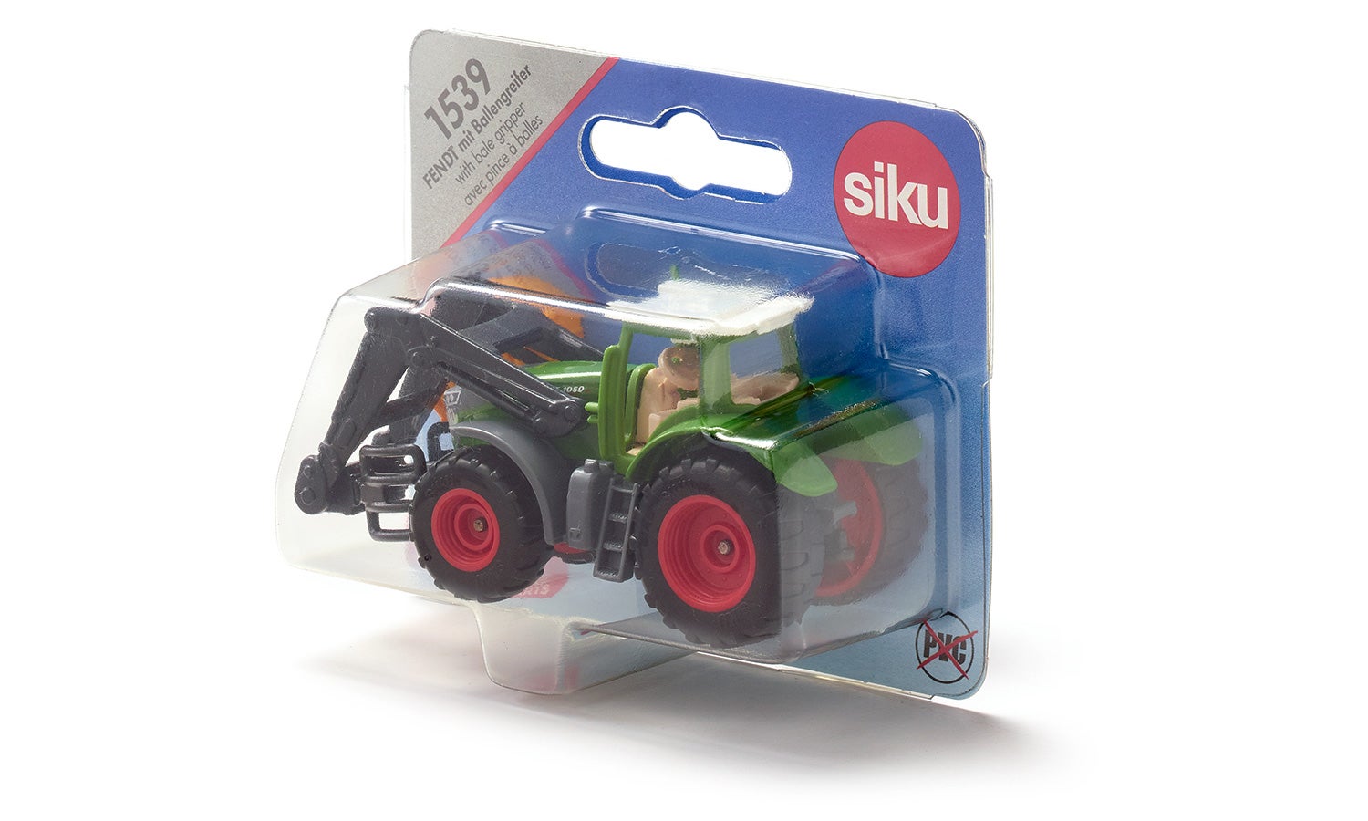 Siku Traktor Fendt m/balleklemme