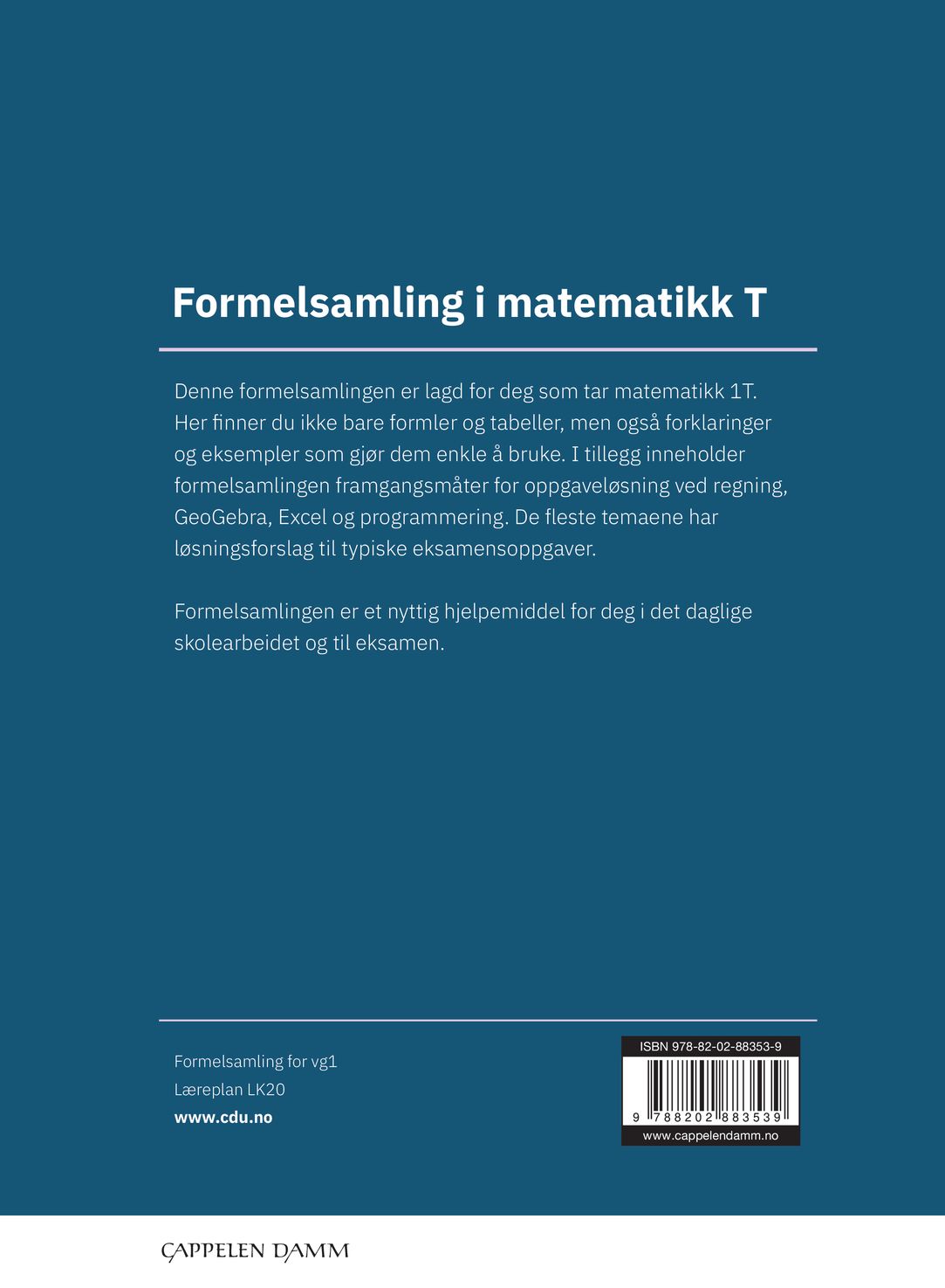 Formelsamling T