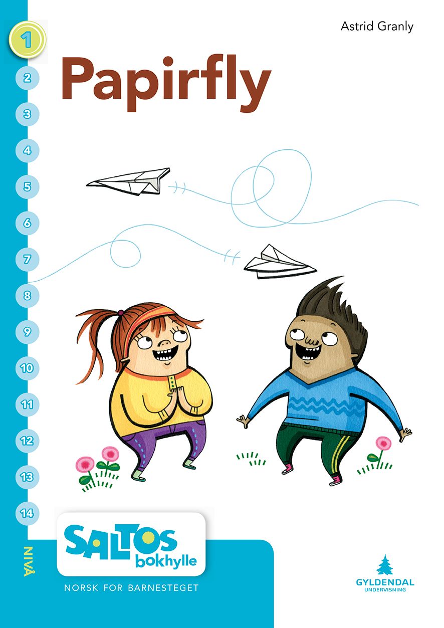Papirfly - nivå 1-2 : norsk for barnesteget