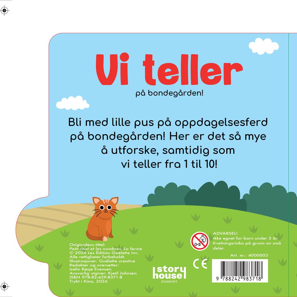 Vi teller på bondegården