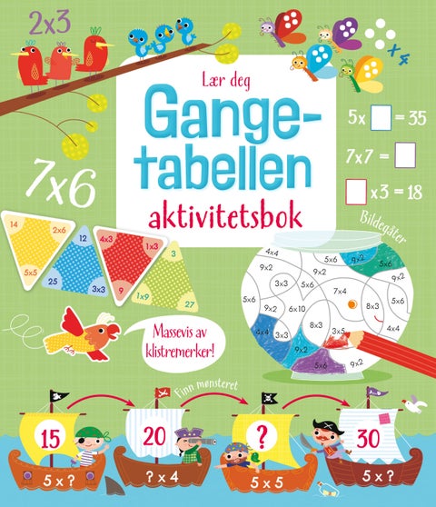 Lær deg gangetabellen : aktivitetsbok - aktivitetsbok