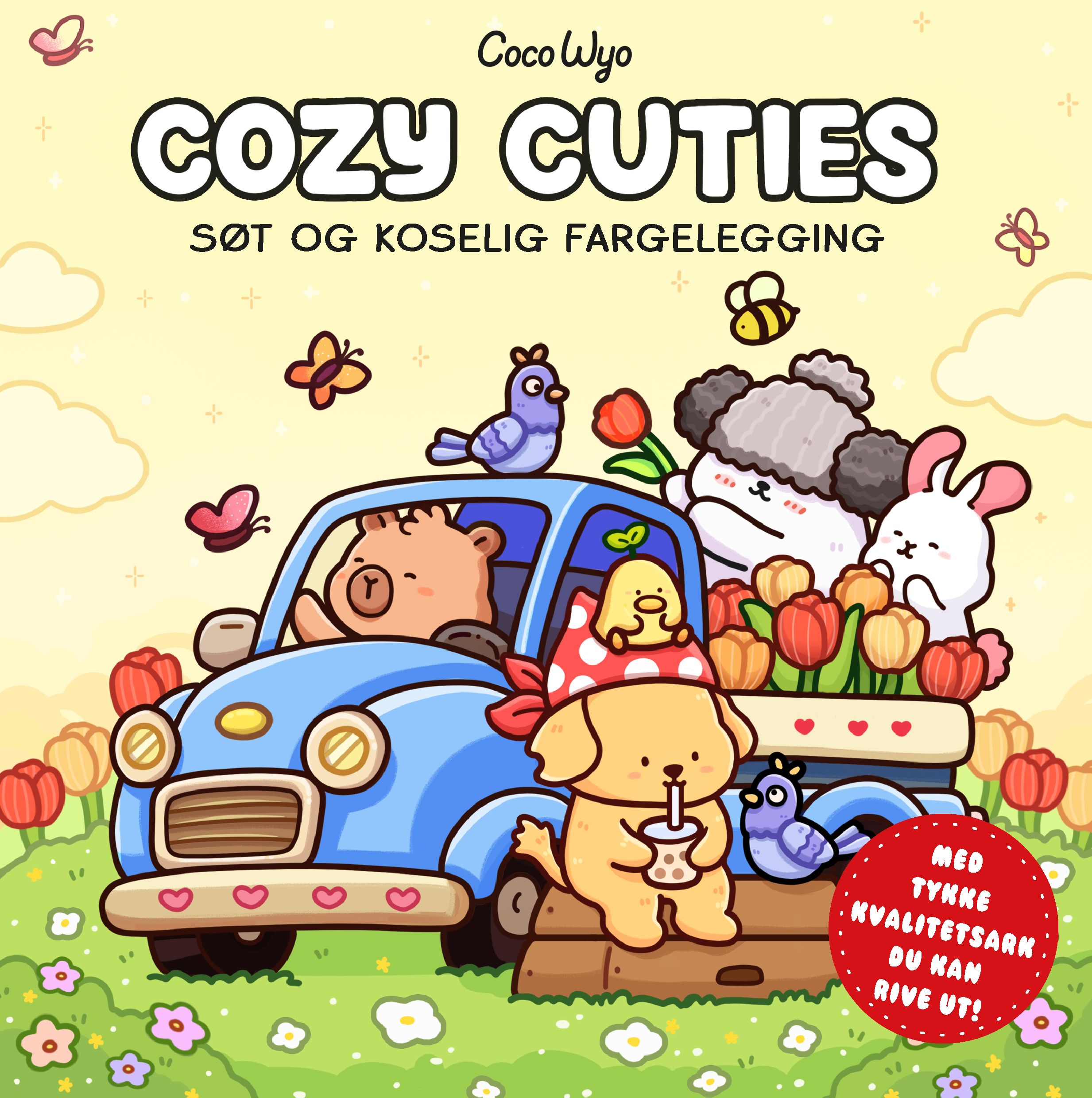 Cozy cuties - søt og koselig fargelegging