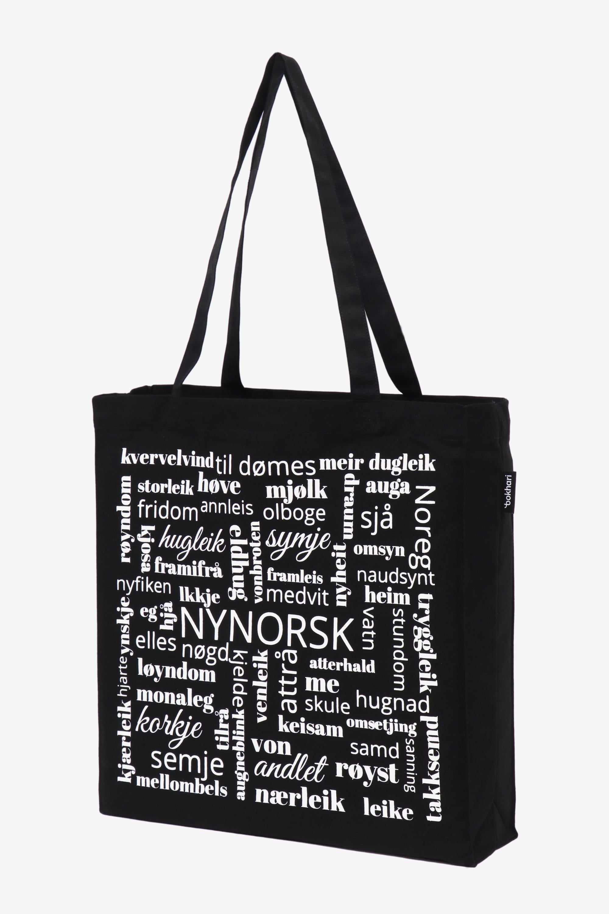 Handlenett Bokhari Nynorsk sort