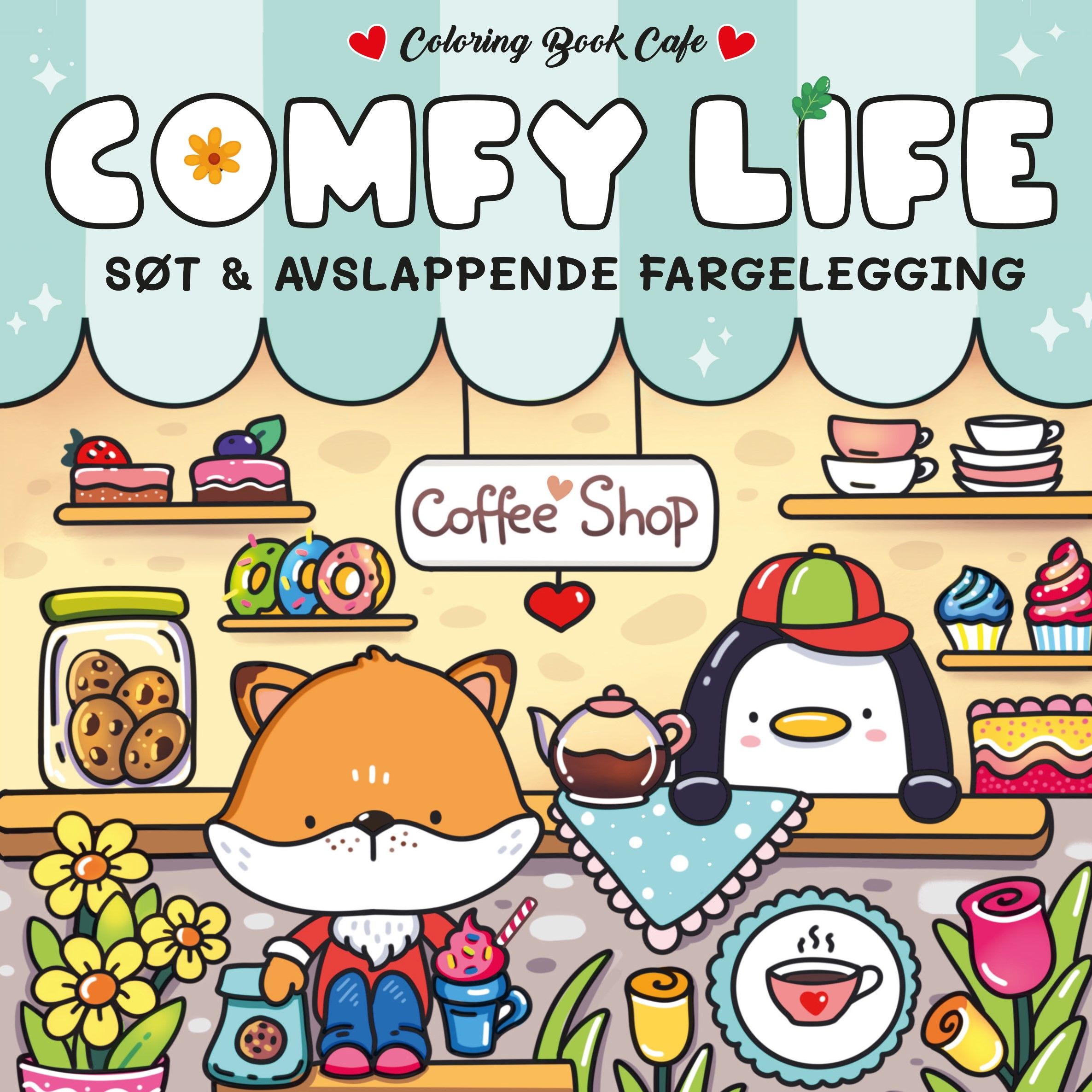 Comfy life - søt og avslappende fargelegging