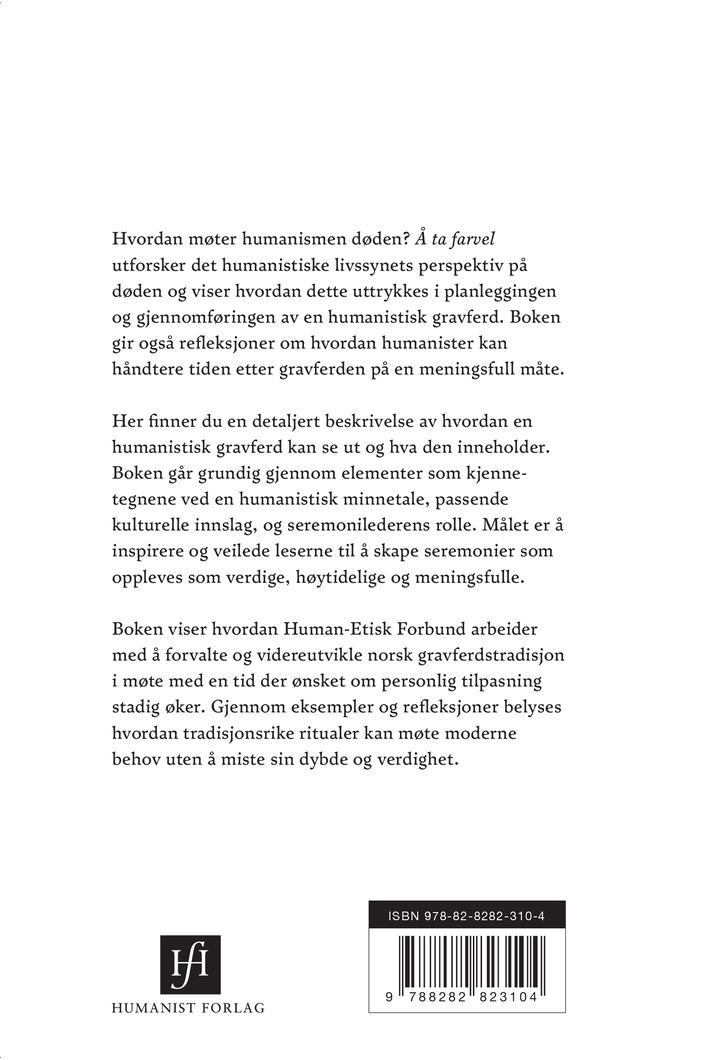 Å ta farvel