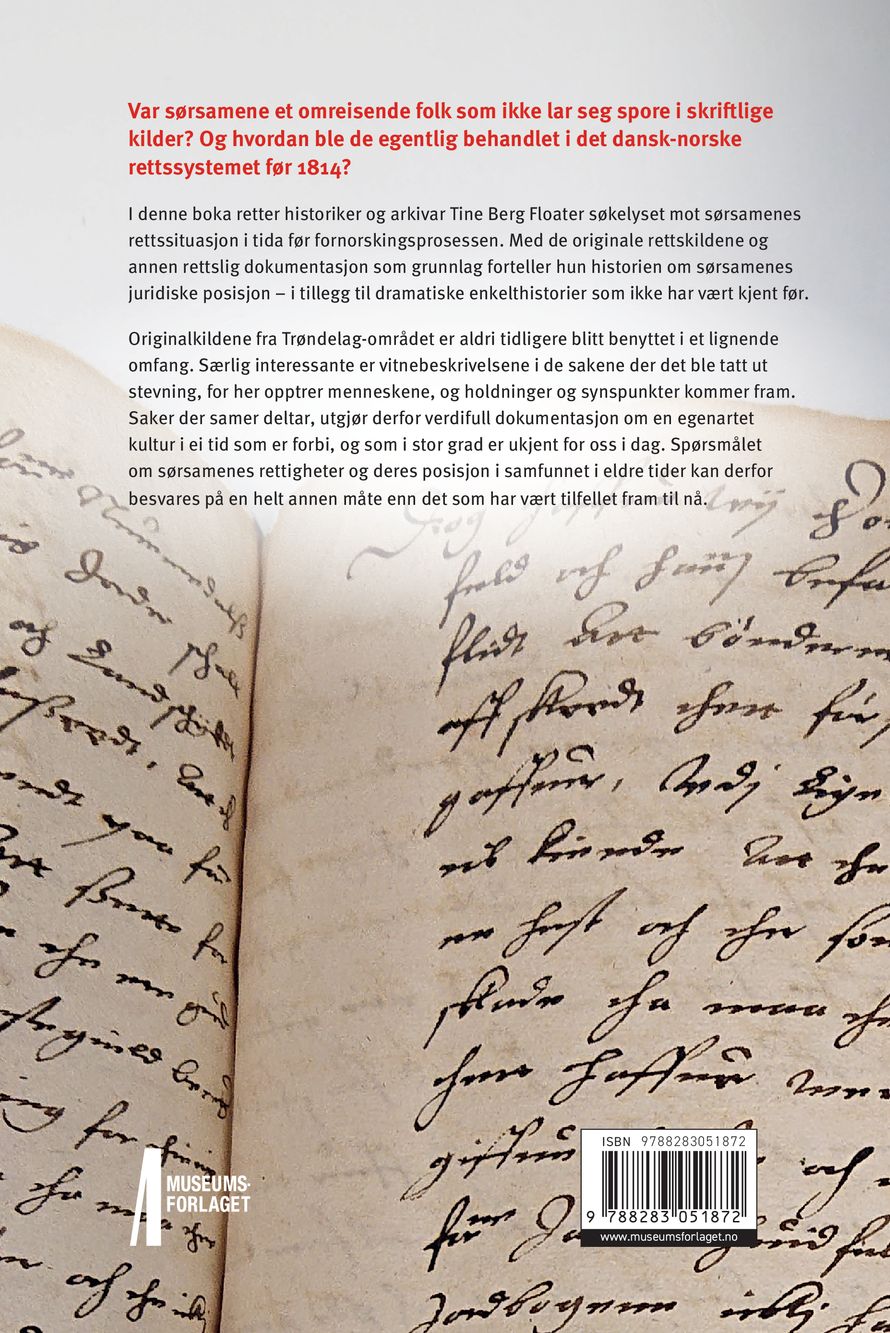 Sørsamene i rettshistorien før 1814