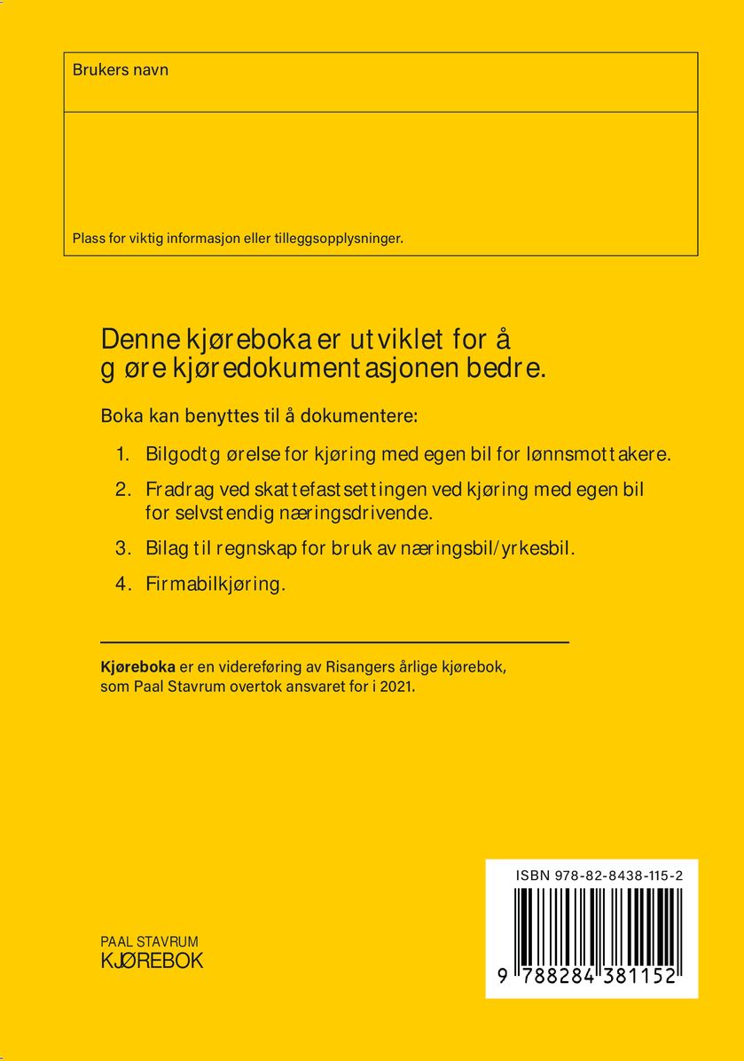 Kjørebok