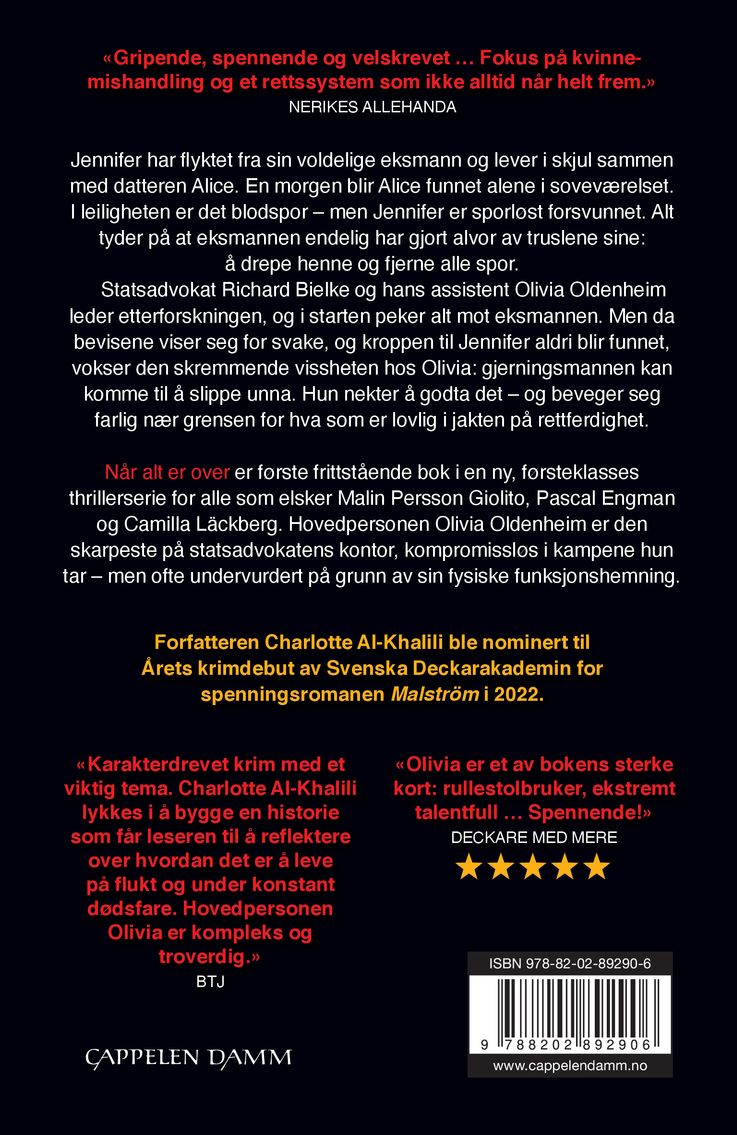 Når alt er over
