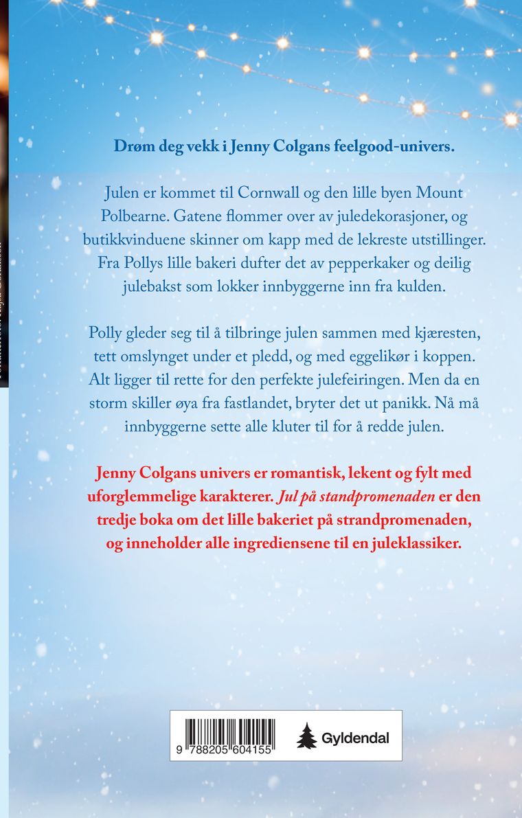 Jul på strandpromenaden