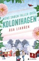 Mens snøen faller over kolonihagen