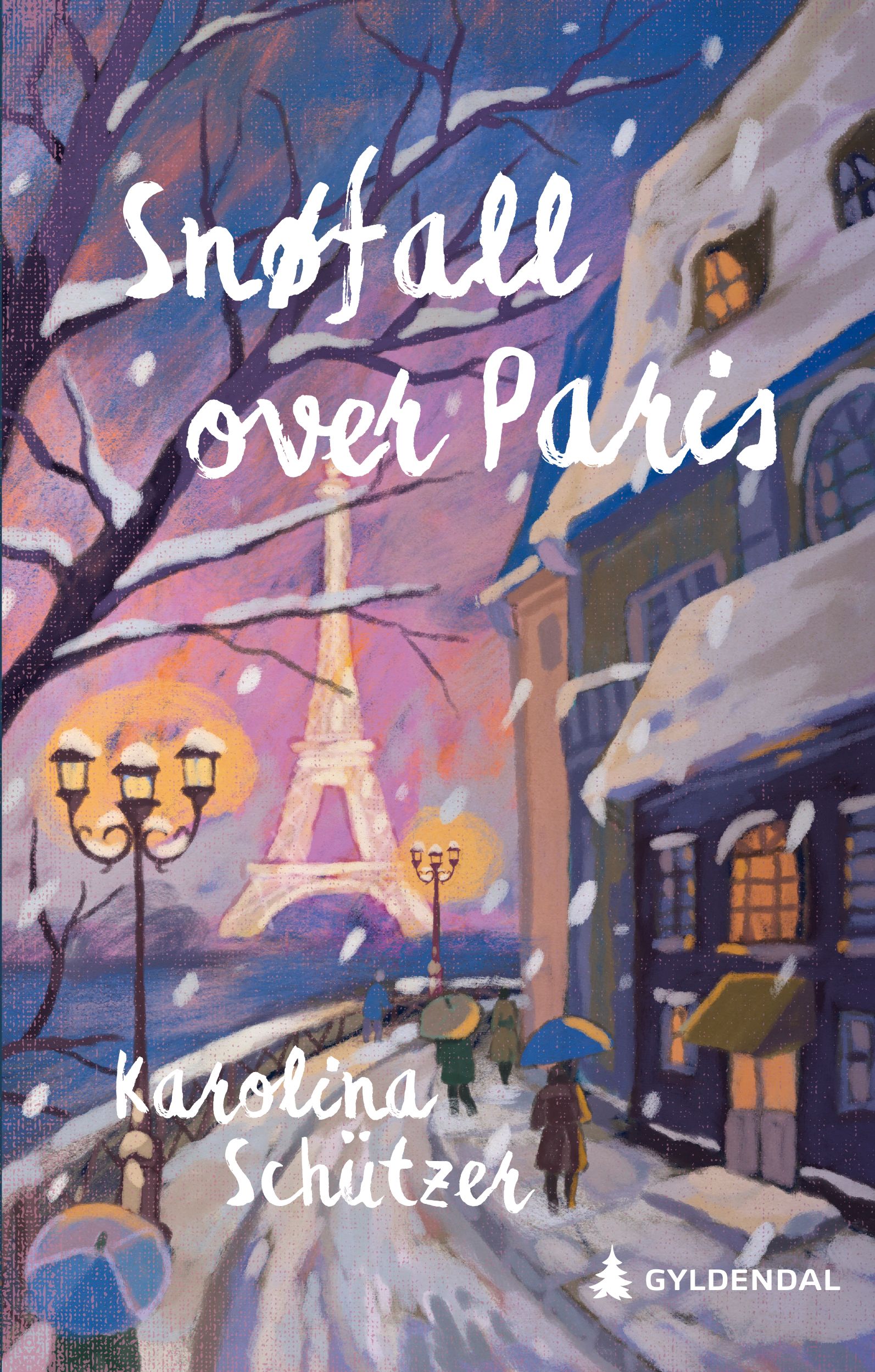 Snøfall over Paris