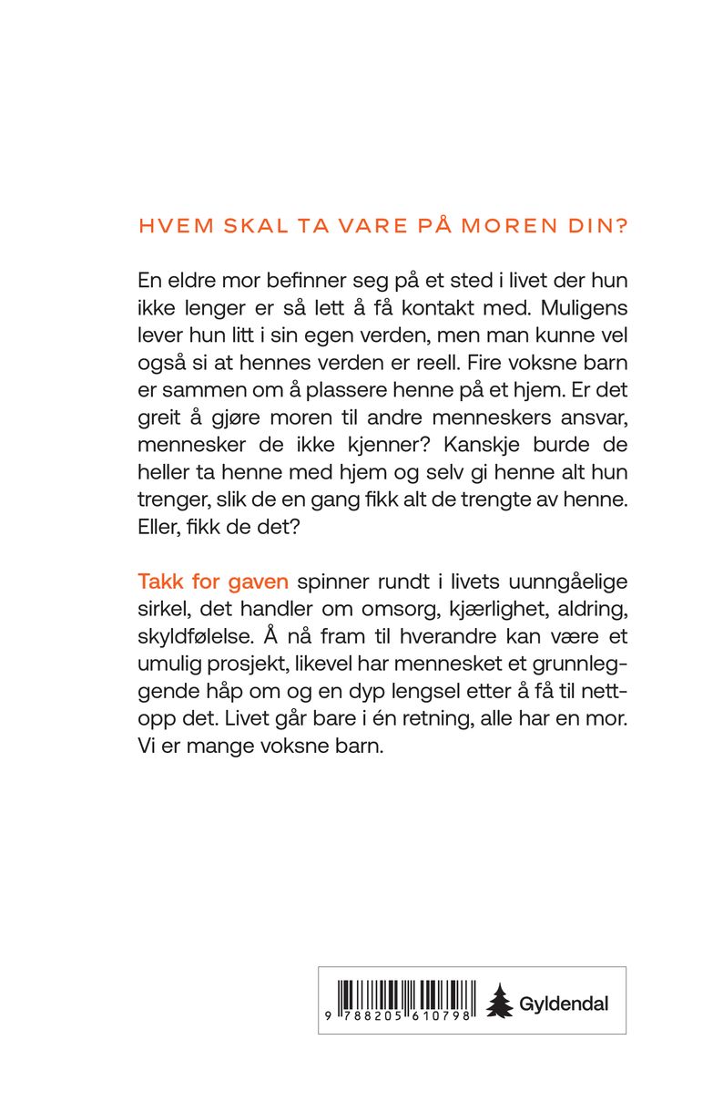 Takk for gaven