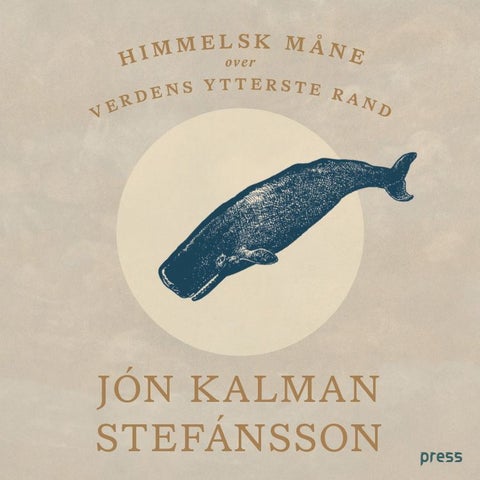 Himmelsk måne over verdens ytterste rand