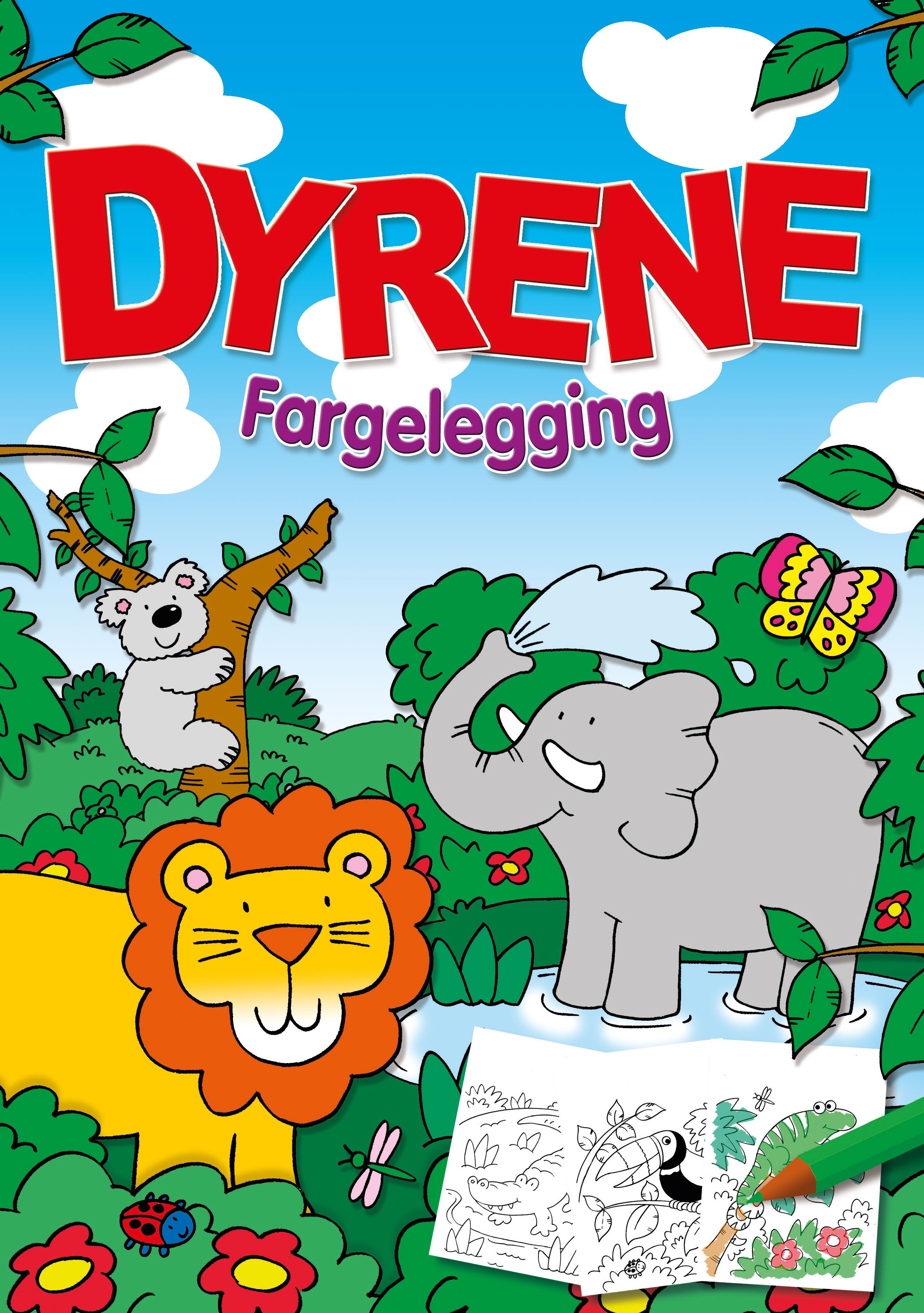 Dyrene - fargelegging