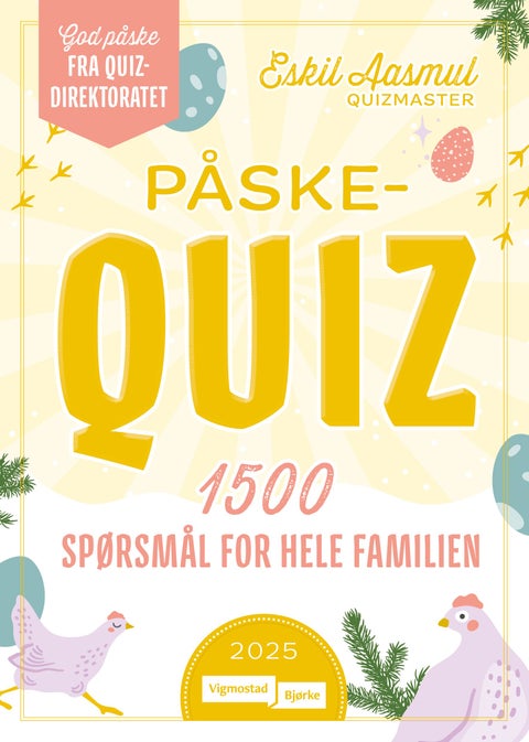 Påskequiz for hele familien 2025 - 1500 spørsmål for hele familien