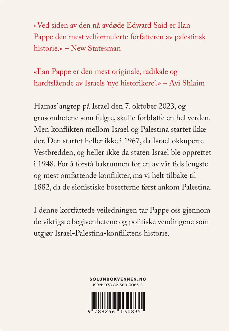 Israel-Palestina-konfliktens historie