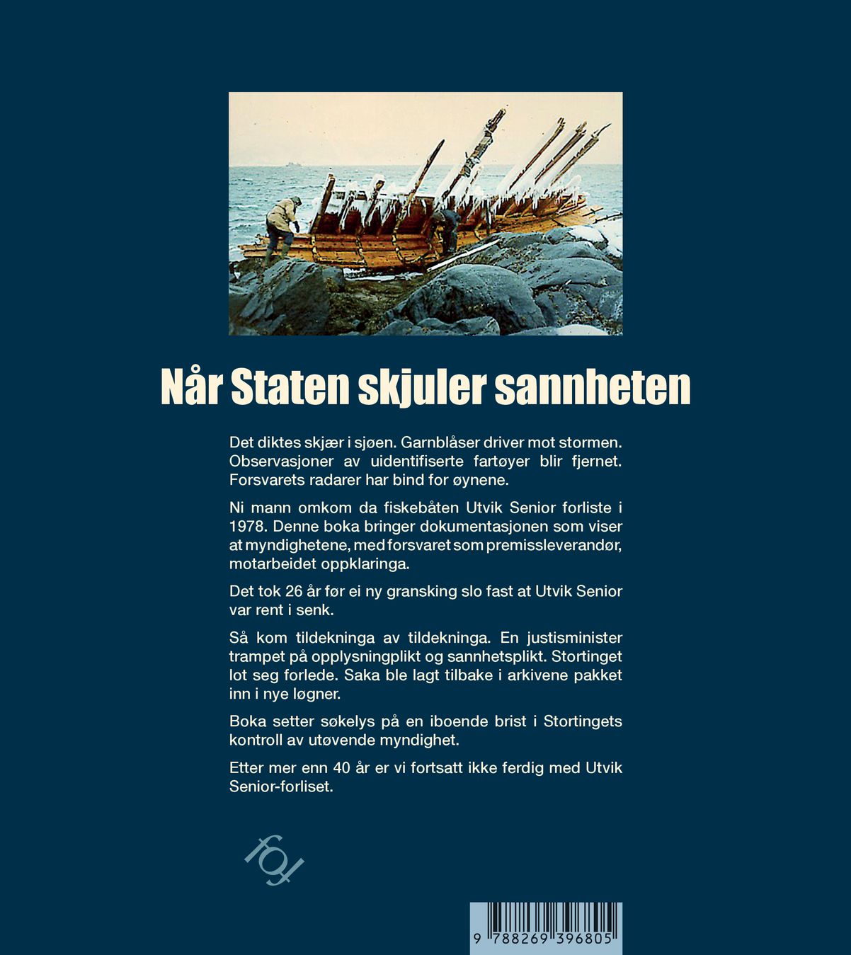 Utvik Senior: forlis ved Senja - havari i stortinget