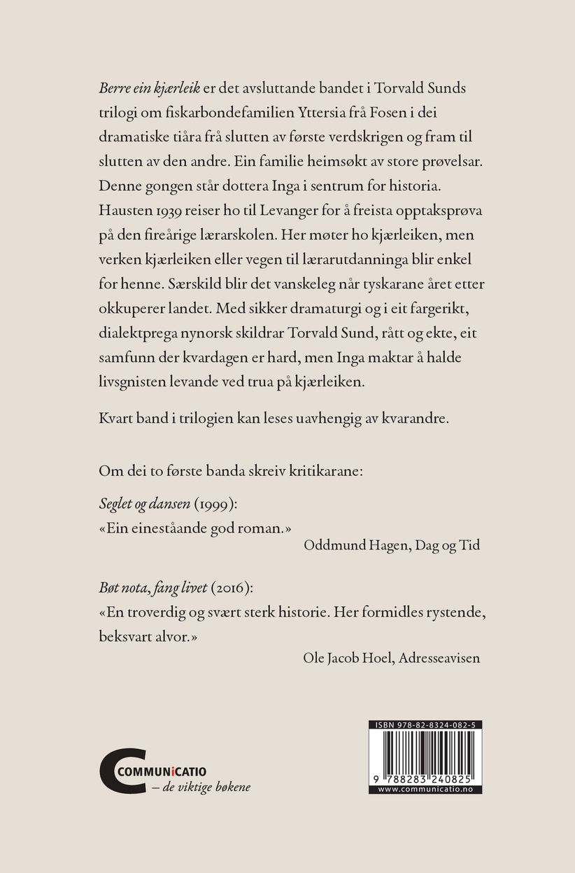 Berre ein kjærleik
