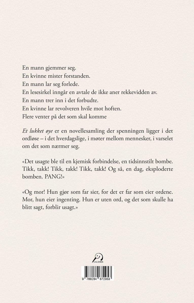 Et lukket øye