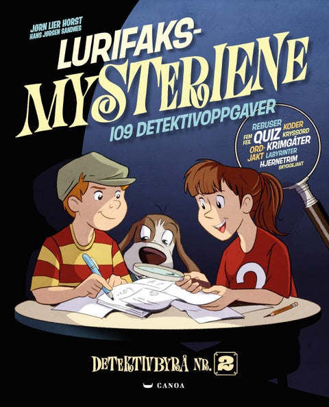Lurifaksmysteriene. 109 detektivoppgaver - 109 detektivoppgaver