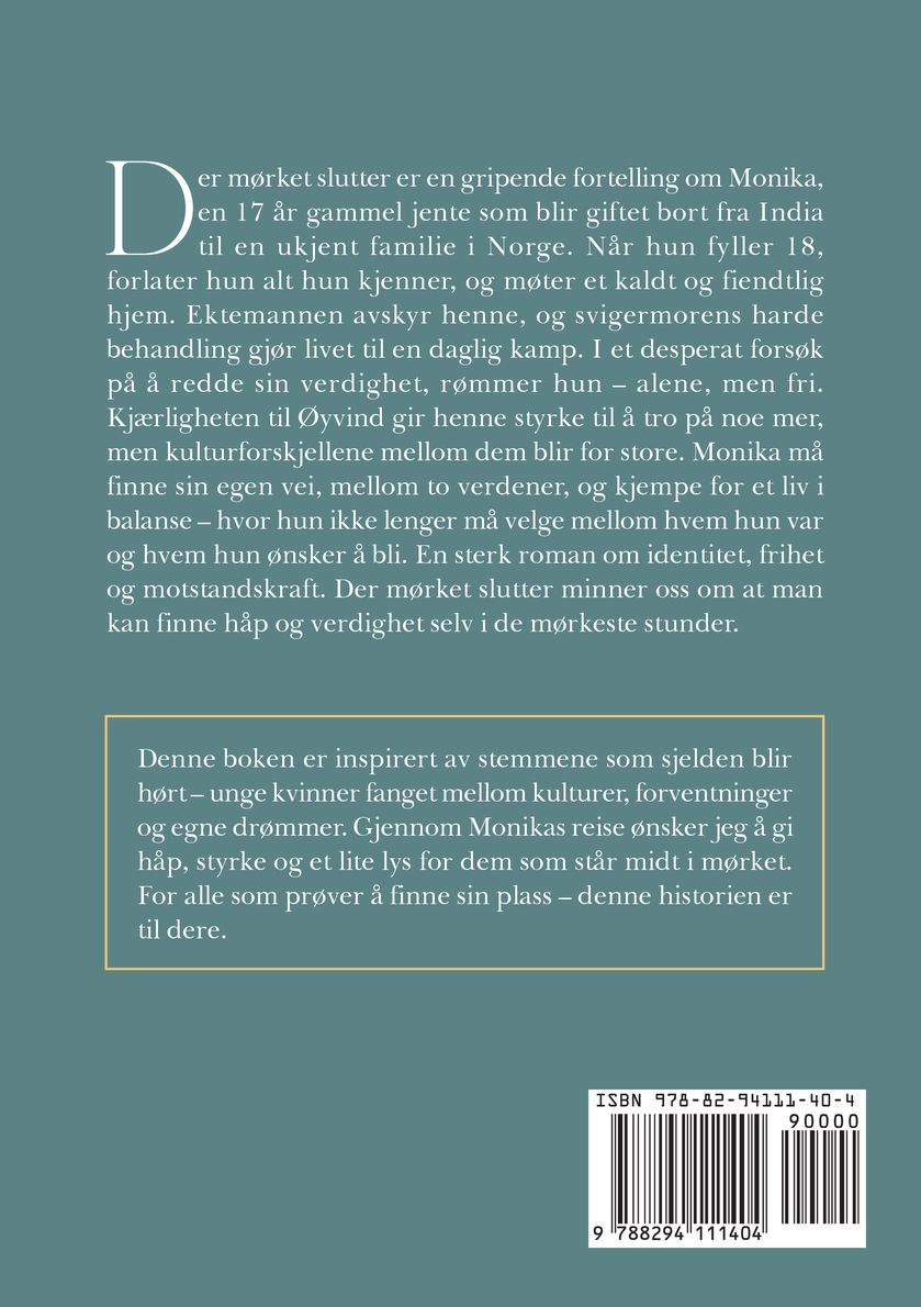 Der mørket slutter
