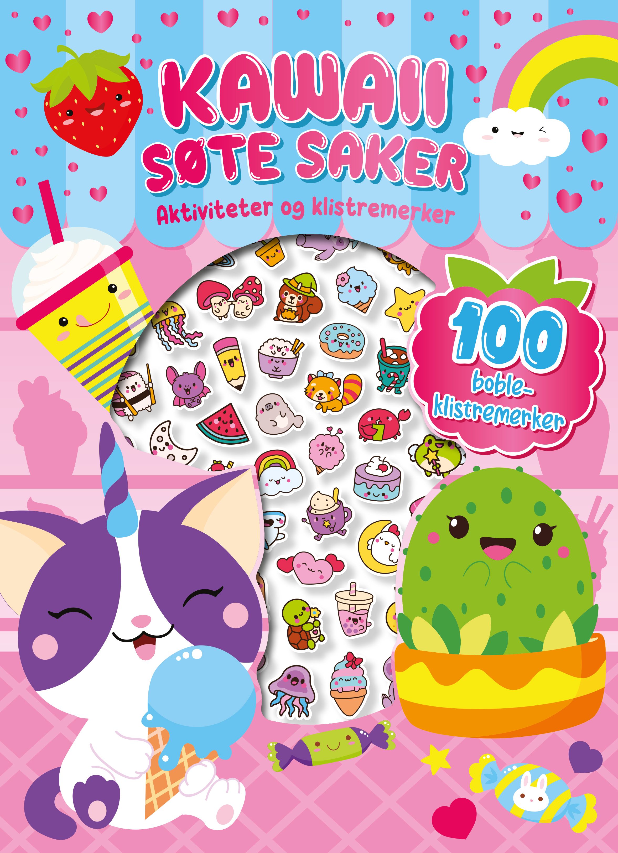 Kawaii søte saker - aktiviteter og klistremerker