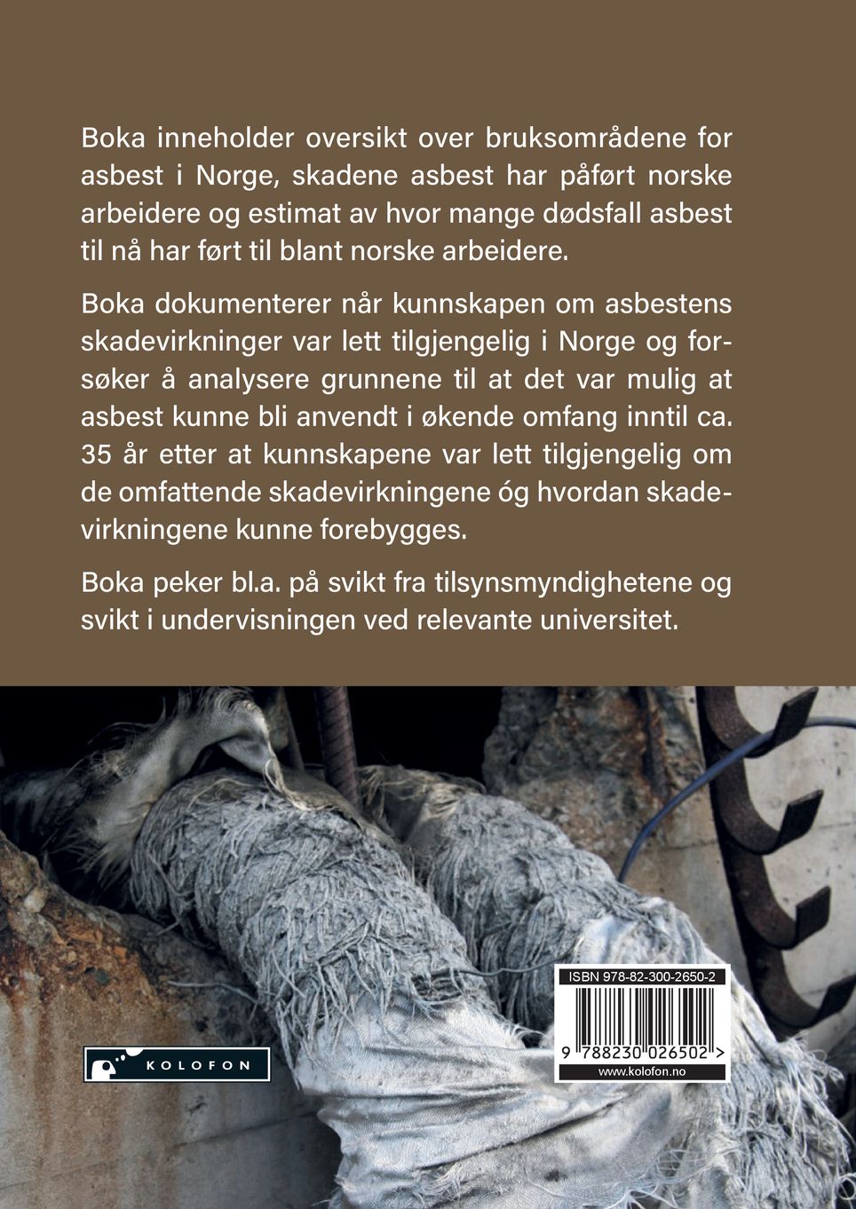 Asbest i Norge i 100 år