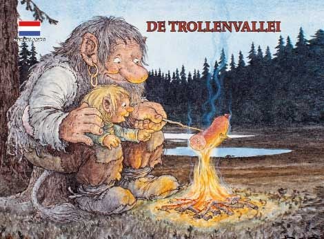 Minibok Trolldalen - Nederlandsk