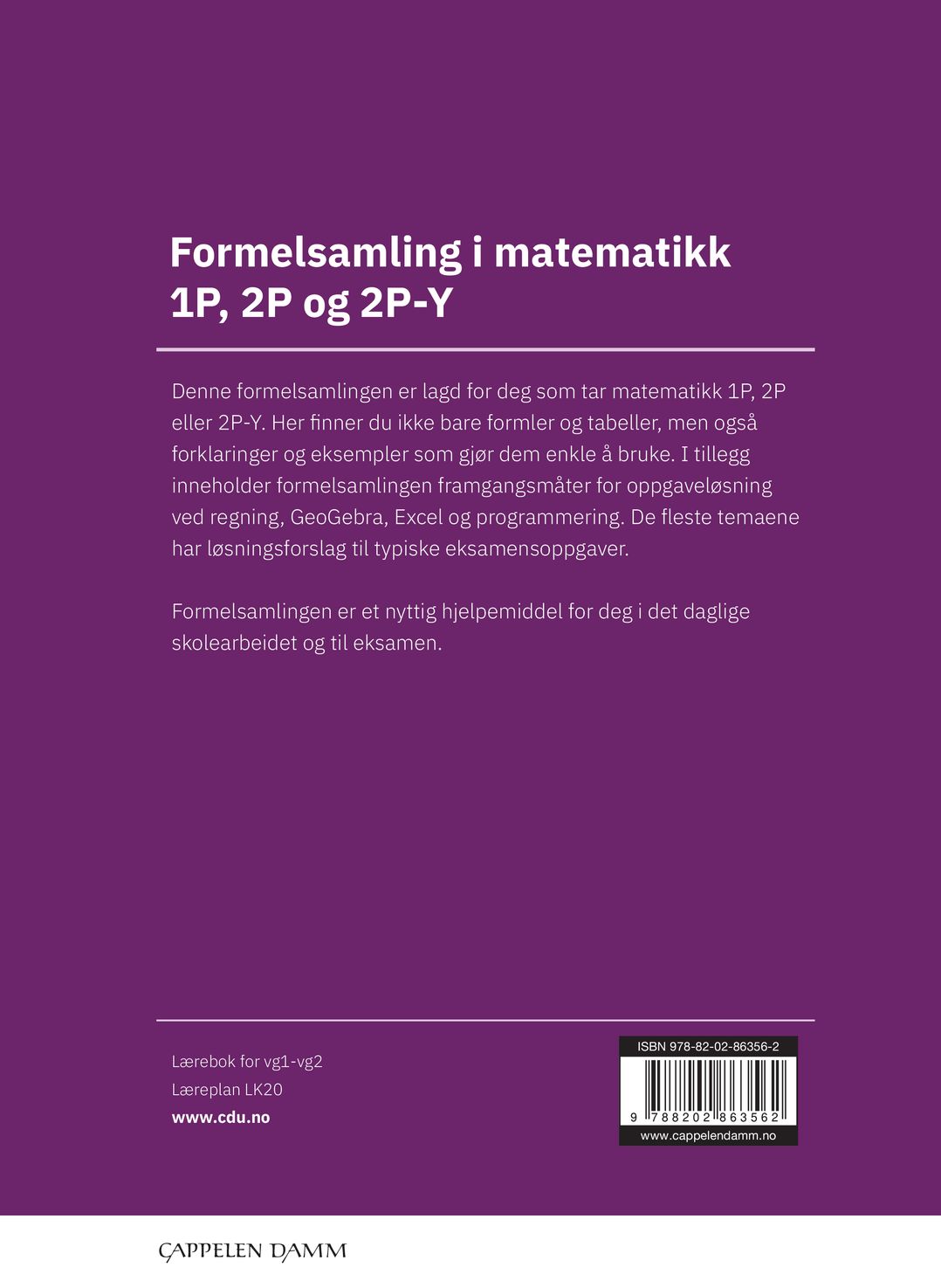 Formelsamling matematikk P