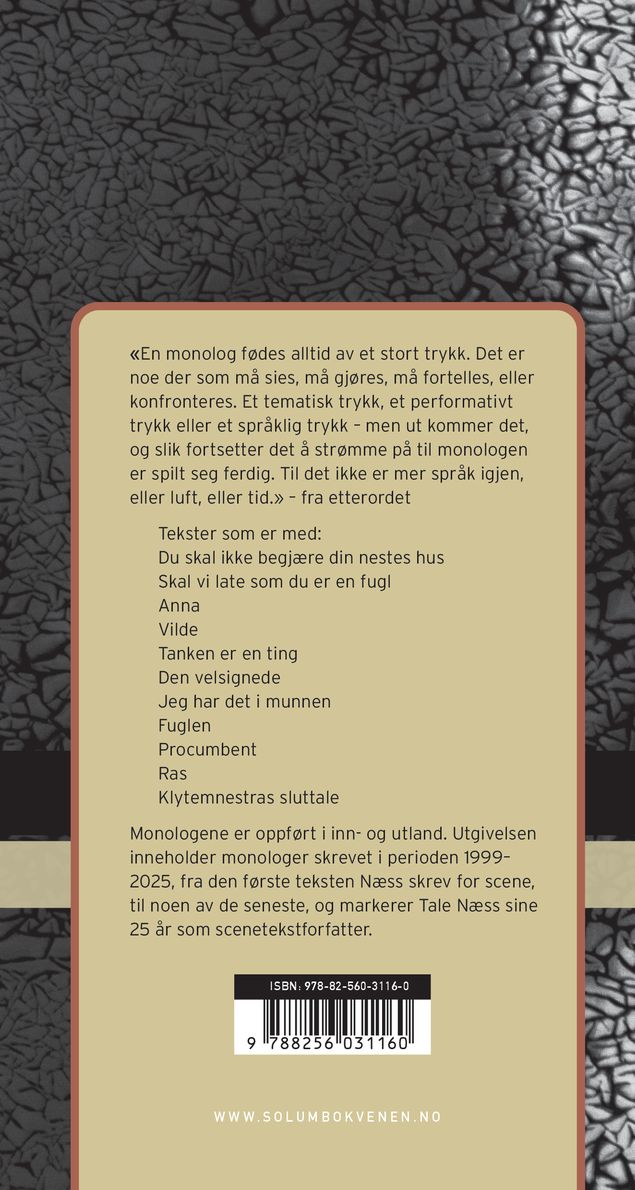 Vilde/Ras/Den velsignede/Tanken er en ting