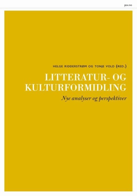 Litteratur- og kulturformidling - nye analyser og perspektiver