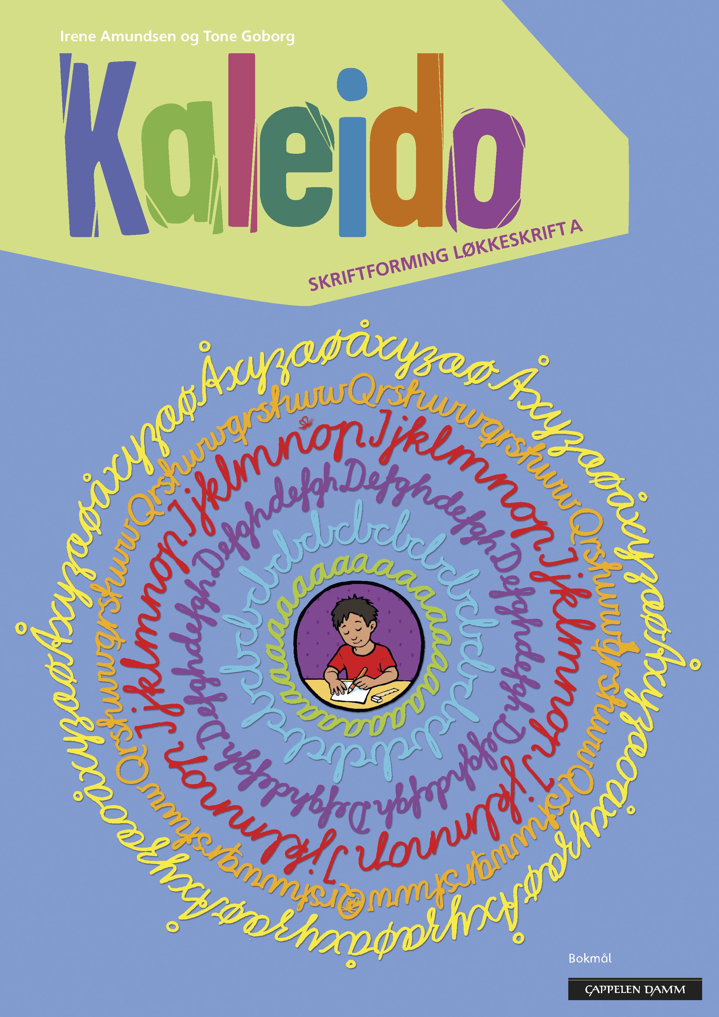 Kaleido - skriftforming : løkkeskrift A
