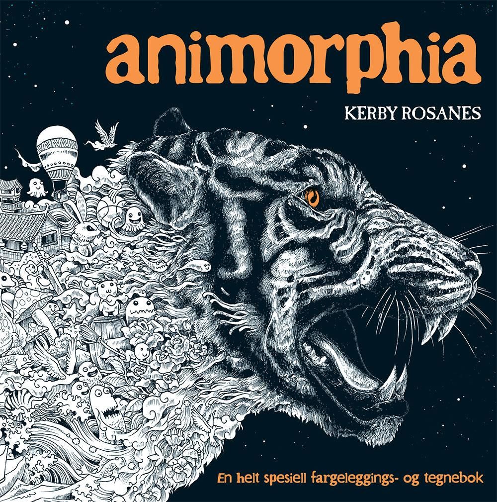Animorphia - en helt spesiell fargeleggings- og tegnebok
