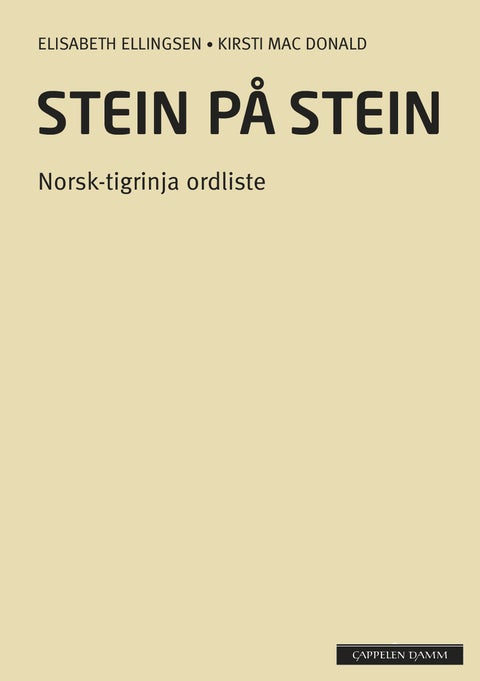 Stein på stein - norsk-tigrinja ordliste