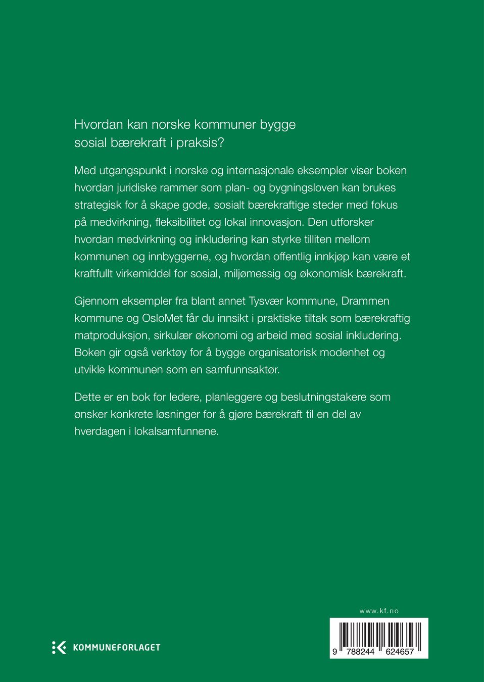 Sosial bærekraft i kommunen