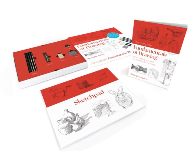 Complete Fundamentals of Drawing Kit - Includes an Instructional Book, A Sketchpad, Pencils and More