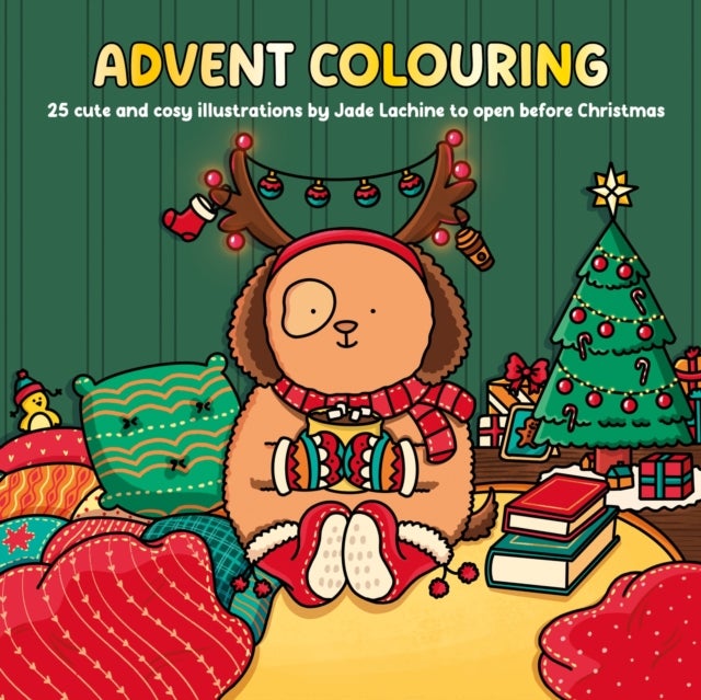 Advent Colouring - 25 Cute and Cosy Illustrations to Open Before Christmas