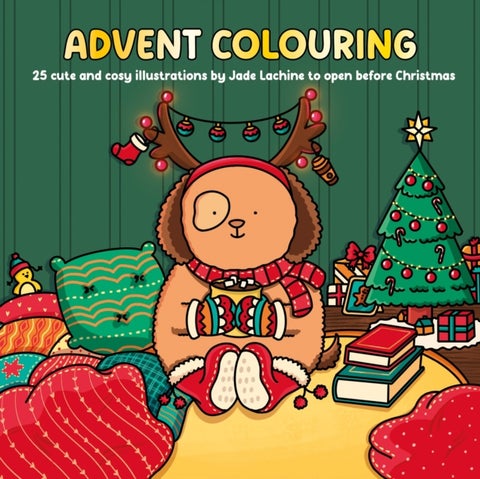 Advent Colouring - 25 Cute and Cosy Illustrations to Open Before Christmas