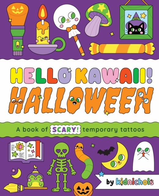 Hello Kawaii! Halloween - A book of scary temporary tattoos