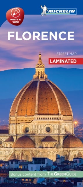 Florence - Michelin City Map 9214 - Laminated City Plan