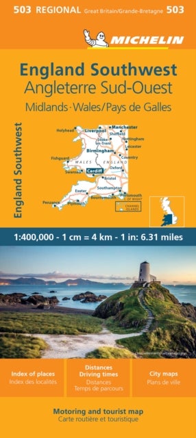 Wales - Michelin Regional Map 503 - Map