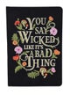 Wicked Embroidered Journal