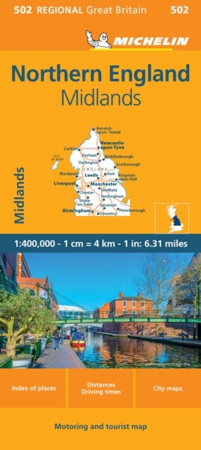 Northern England - Michelin Regional Map 502 - Map