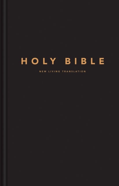 NLT Large Print Pew Bible, Black