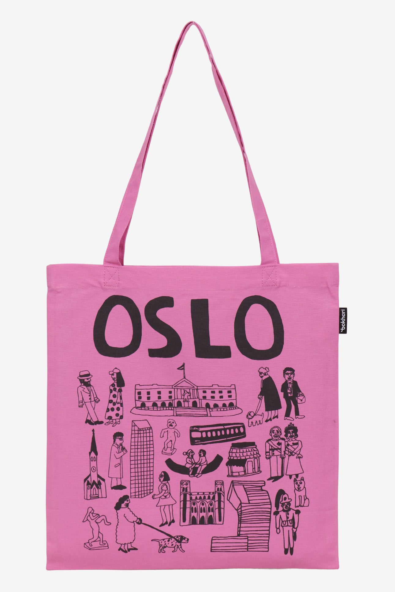 Handlenett Anette Moi Oslo rosa